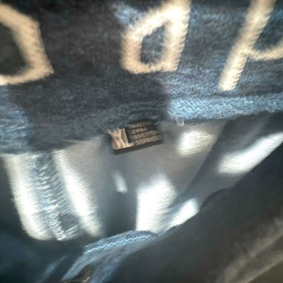 PAPER PLANES Mens Logo Sweatpants Melange Blue XL - Picture 11 of 11